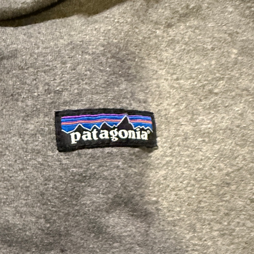 Patagonia Men's Heather Gray Hoodie - Picture 3 of 7